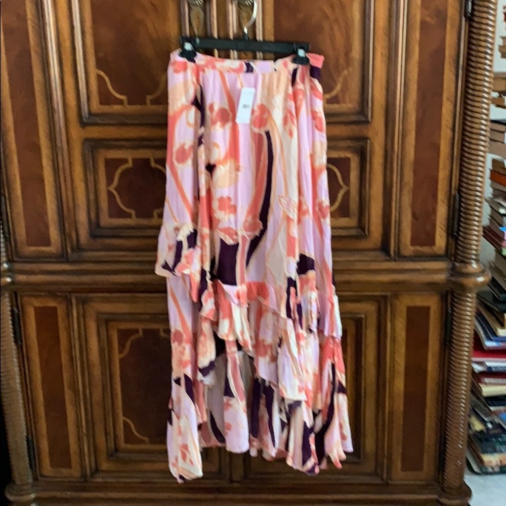NWT! Free People Gauzy Maxi Skirt